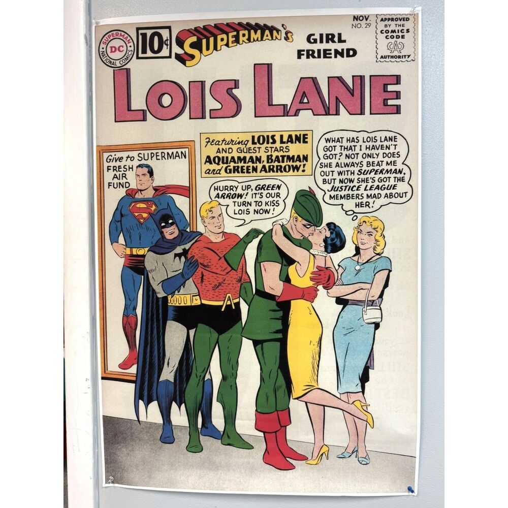 Superman's Girlfriend Lois Lane Comic Book #29 DC Comics POSTER 27" X 40"